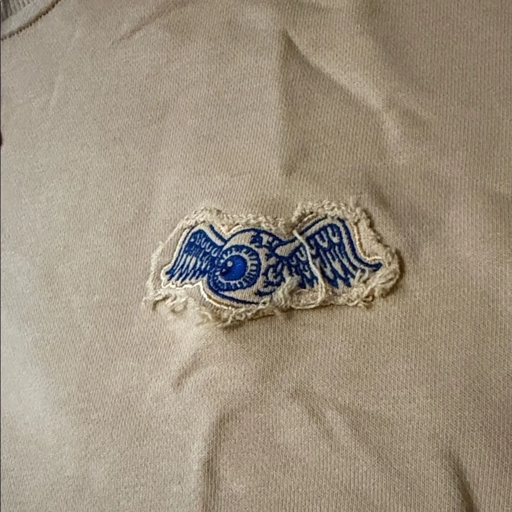 Von Dutch Mustard French Terry Crew Neck